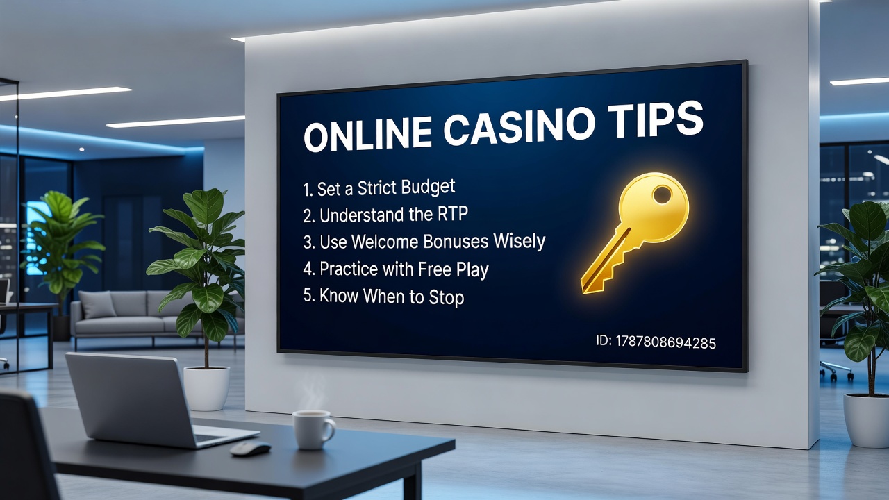 Close-up view of casino game statistics displayed on a tablet screen with charts and payout tables